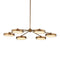 Currey and Company - 9000-1476 - LED Chandelier - Merrick - Polished Antique Brass / White