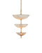 Currey and Company - 9000-1479 - Six Light Chandelier - Volterra - Natural / Antique Brass