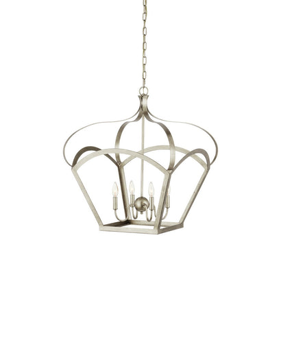 Coronet Four Light Lantern Champagne