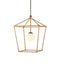 Currey and Company - 9500-0029 - One Light Outdoor Lantern - Denison - Natural / Bronze / Frosted White