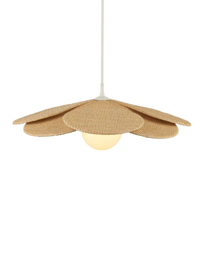 Cabo One Light Outdoor Pendant Natural / Cream / White