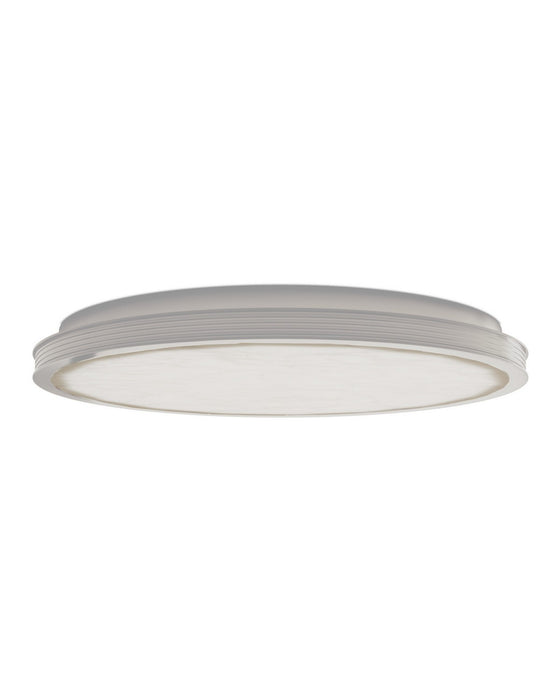 Currey and Company - 9999-0086 - LED Flush Mount - Aydan - Natural / Antique Nickel