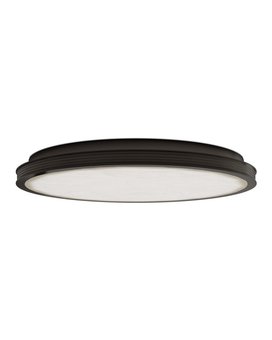 Currey and Company - 9999-0088 - LED Flush Mount - Aydan - Natural / Oil Rubbed Bronze