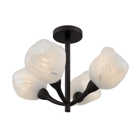 Adelyn LED Semi-Flush Mount Oil Rubbed Bronze