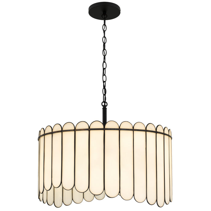 Quoizel - ANN2824MBK - Four Light Pendant - Annabelle - Matte Black
