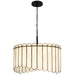 Quoizel - ANN2824MBK - Four Light Pendant - Annabelle - Matte Black