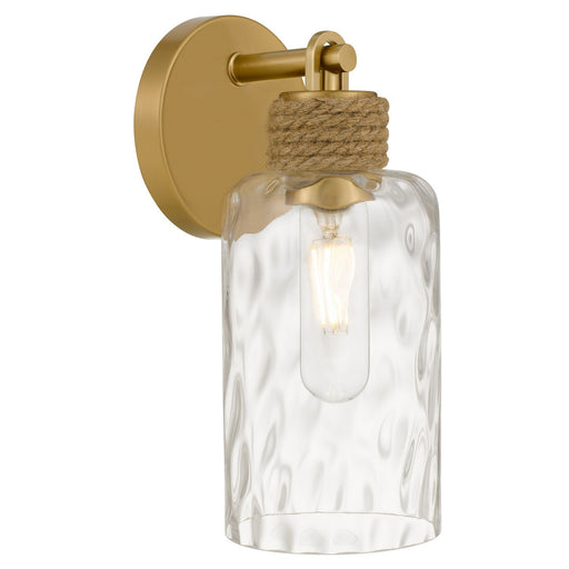Baltic One Light Wall Sconce Brushed Gold
