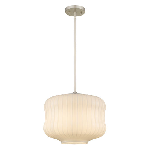 Cara One Light Pendant Brushed Nickel