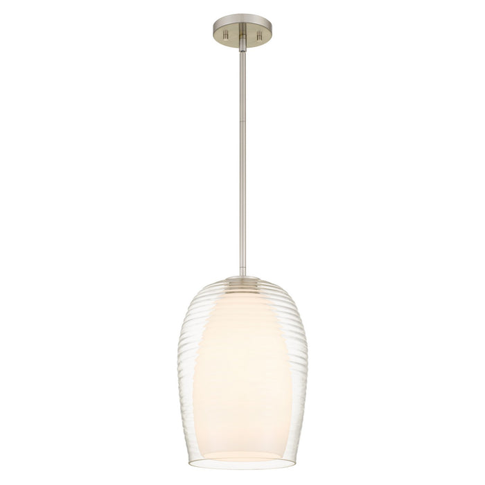 Quoizel - EVN1510BN - One Light Mini Pendant - Evelynn - Brushed Nickel