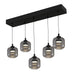 Quoizel - PCLEN538MBK - LED Island Pendant - Lenora - Matte Black