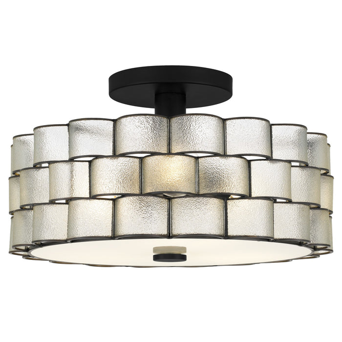 Quoizel - RORY1716MBK - Three Light Semi-Flush Mount - Rory - Matte Black