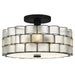 Quoizel - RORY1716MBK - Three Light Semi-Flush Mount - Rory - Matte Black