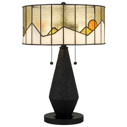 Blackwood Two Light Table Lamp Matte Black