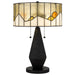 Quoizel - TF6831MBK - Two Light Table Lamp - Blackwood - Matte Black