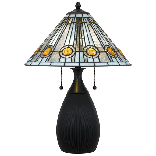Ayla Two Light Table Lamp Matte Black