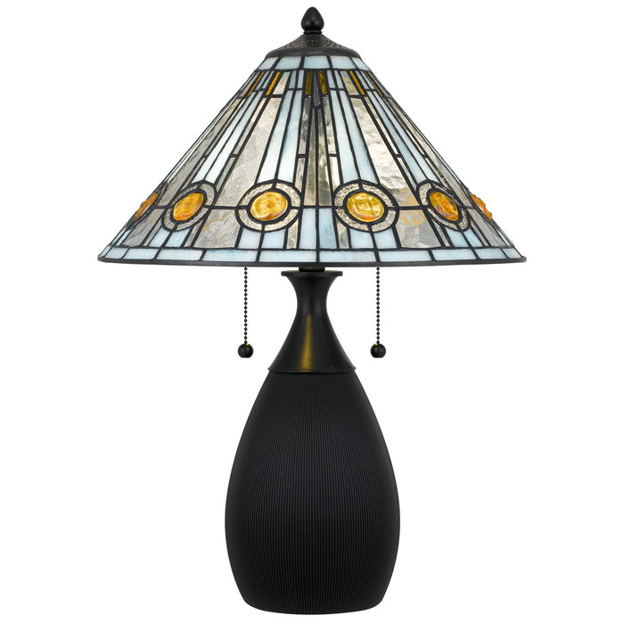 Quoizel - TF6840MBK - Two Light Table Lamp - Ayla - Matte Black