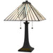 Quoizel - TFDV6323MBK - Two Light Table Lamp - Duvane - Matte Black