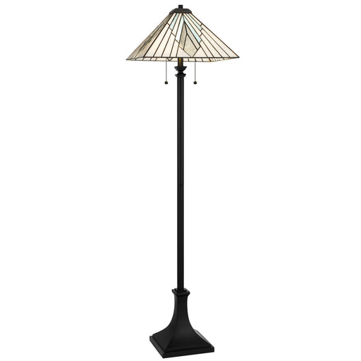 Duvane Two Light Floor Lamp Matte Black