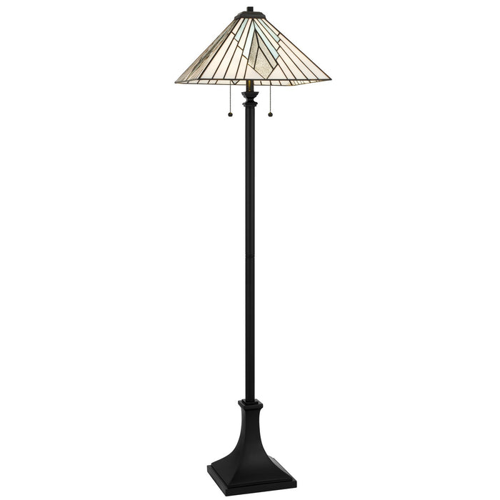 Quoizel - TFDV9363MBK - Two Light Floor Lamp - Duvane - Matte Black