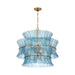 Crystorama - ABI-2005-AG-BL - Eight Light Chandelier - Abigail - Aged Brass