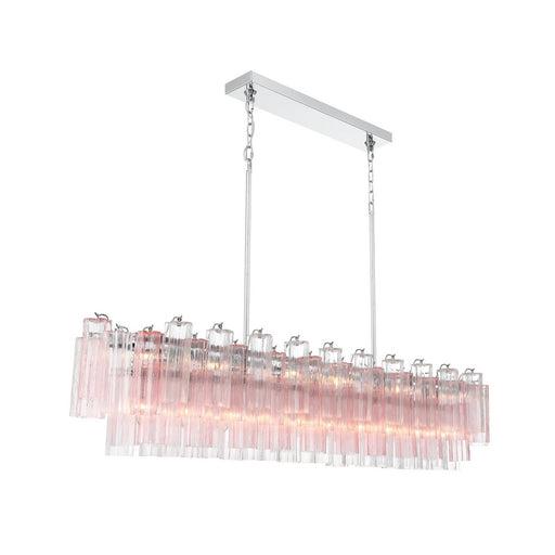 Addis 16 Light Linear Chandelier Polished Chrome