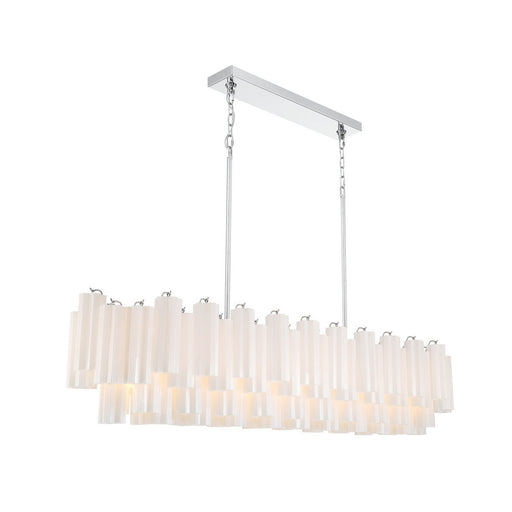 Addis 16 Light Linear Chandelier Polished Chrome