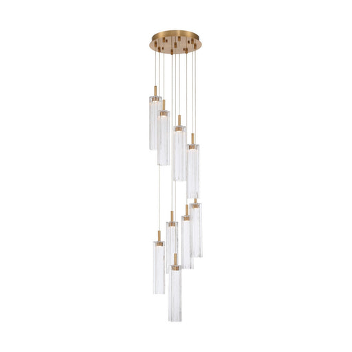 Addis LED Pendant Aged Brass
