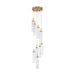 Crystorama - ADD-405-AG-CL - LED Pendant - Addis - Aged Brass