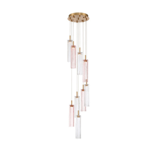 Addis LED Pendant Aged Brass