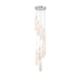 Crystorama - ADD-405-CH-WH - LED Pendant - Addis - Polished Chrome