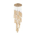 Crystorama - ADD-415-AG-AM - LED Pendant - Addis - Aged Brass
