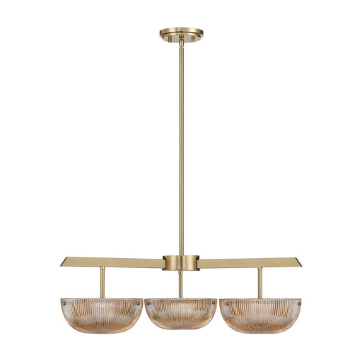 Savoy House - 1-1251-3-127 - LED Chandelier - Hubbard - Noble Brass