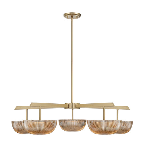 Savoy House - 1-1252-5-127 - LED Chandelier - Hubbard - Noble Brass