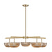 Savoy House - 1-1252-5-127 - LED Chandelier - Hubbard - Noble Brass