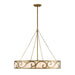 Savoy House - 1-1269-8-339 - Eight Light Chandelier - Halstead - Antique Patina