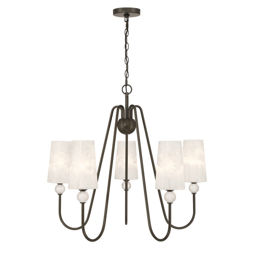 Savoy House - 1-1350-5-15 - Five Light Chandelier - Sheldon - Mediterranean Bronze
