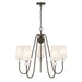 Savoy House - 1-1350-5-15 - Five Light Chandelier - Sheldon - Mediterranean Bronze