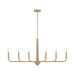 Savoy House - 1-1827-6-320 - Six Light Chandelier - Cannon - Warm Brass and Rope
