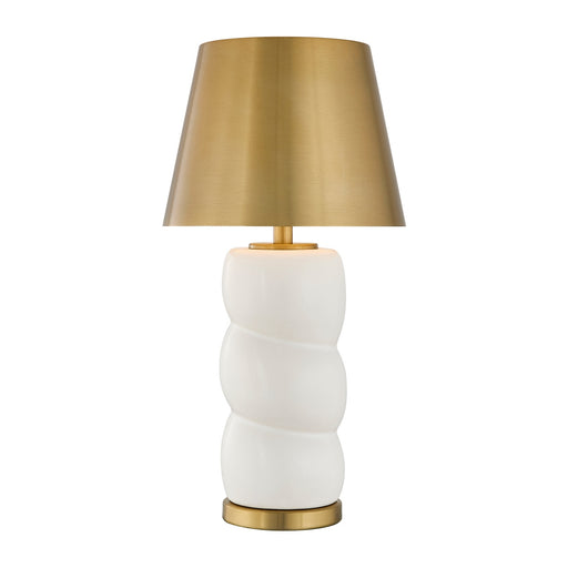 Savoy House - 11-CD24RC - LED Table Lamp - Shelly - White and Brass
