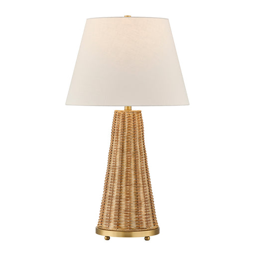 Savoy House - 11-CD27 - One Light Table Lamp - Eleanor - Brass and Wicker