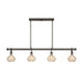 Savoy House - 1-2274-4-15 - Four Light Chandelier - Sheriden - Mediterranean Bronze