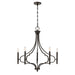 Savoy House - 1-5999-5-15 - Five Light Chandelier - Woodlawn - Mediterranean Bronze