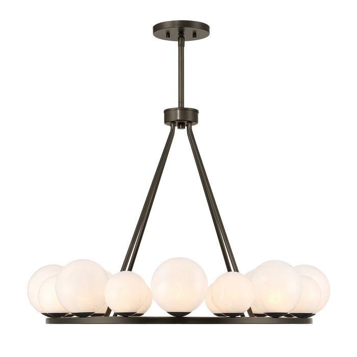 Savoy House - 1-7999-16-15 - 16 Light Chandelier - Loudon - Mediterranean Bronze