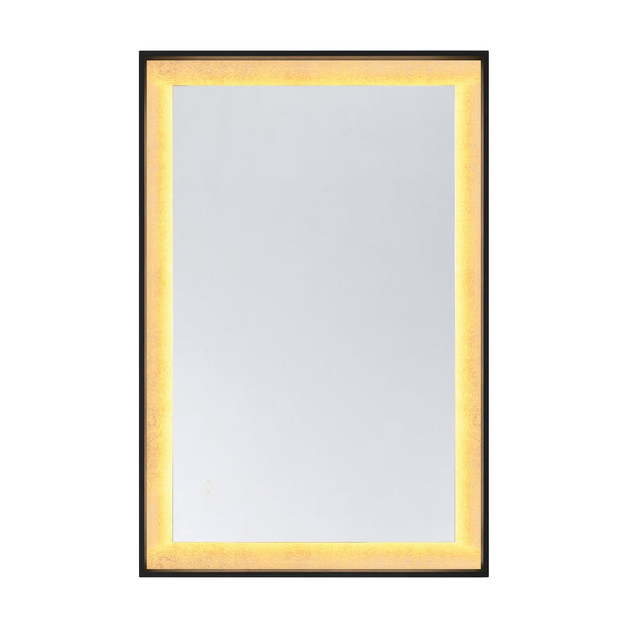 Savoy House - 2-1243-48X32 - LED Mirror - Corvalis - Sand Black and Gold Leaf