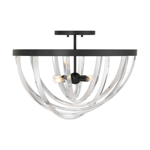 Savoy House - 6-1777-4-89 - Four Light Semi-Flush Mount - Jennings - Matte Black
