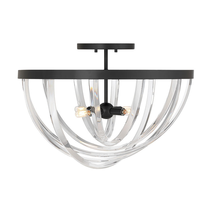 Savoy House - 6-1777-4-89 - Four Light Semi-Flush Mount - Jennings - Matte Black