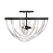 Savoy House - 6-1777-4-89 - Four Light Semi-Flush Mount - Jennings - Matte Black