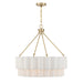 Savoy House - 7-1999-4-127 - Four Light Pendant - Tucker - Noble Brass
