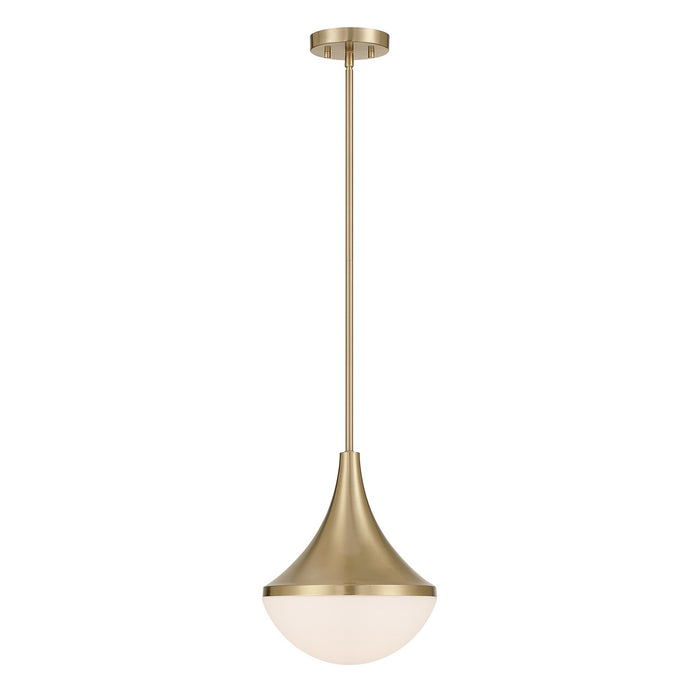 Savoy House - 7-2777-1-127 - One Light Pendant - Ogdon - Noble Brass