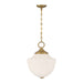 Savoy House - 7-6999-1-322 - One Light Pendant - Montrose - Warm Brass